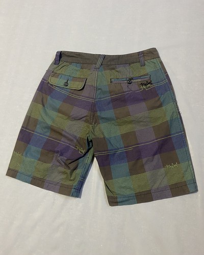Ripcurl Mens Limey Multicoloured Check Cotton Shorts Size 30 - Picture 6 of 10