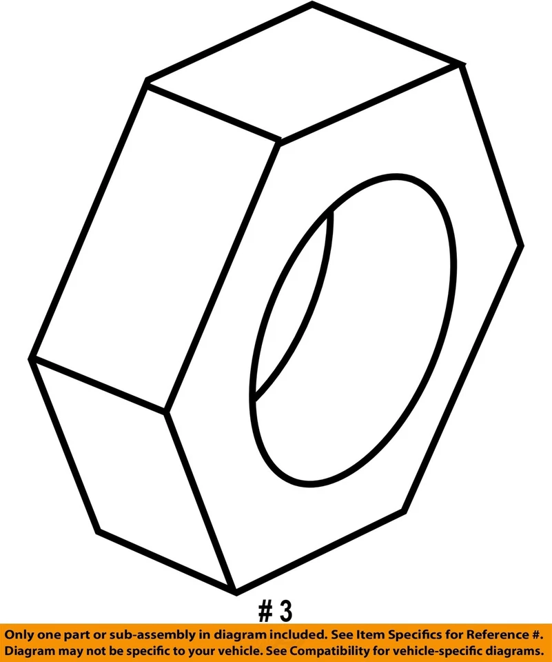 CHRYSLER OEM 90-17 Breeze suspensión delantera ejes de transmisión eje conjunto tuerca 6503685 Foto 2 de 2