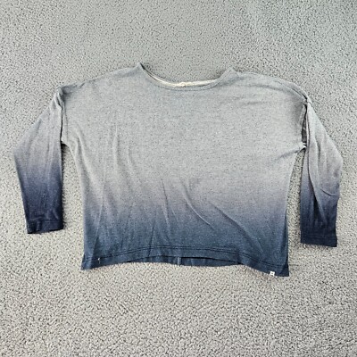 Lucky Brand Sleep Shirt Womens Size Large Gray Blue Tie Dye Pullover  Sleepwear