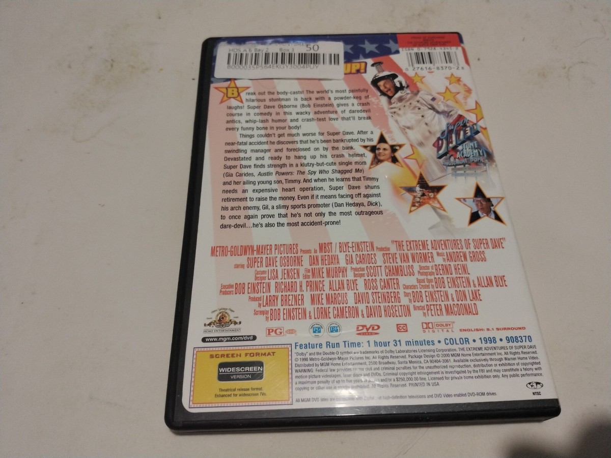 The Extreme Adventures of Super Dave (DVD, 2000) 27616837028| eBay