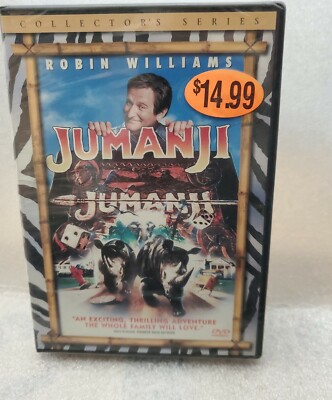Jumanji DVD 2000 Collector Edition Robin Williams Kirsten Dunst Action Adventure