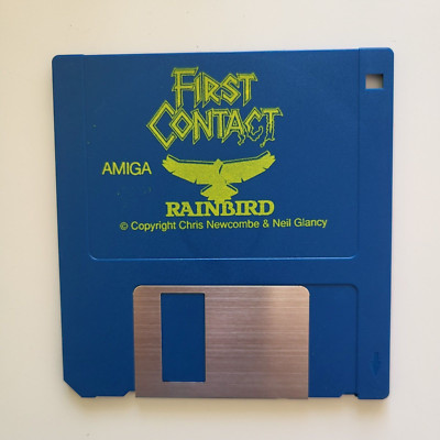   1 Diskette FIRST CONTACT von RAINBIRD   Commodore Amiga 500 1200  