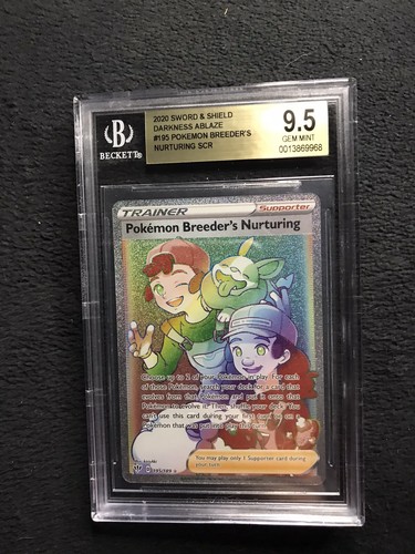 Pokémon Breeder's Nurturing graded BGS 9.5 for sale on eBay