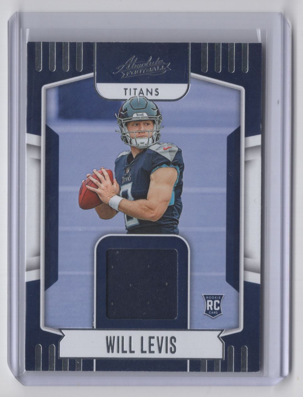 -2023 Panini Absolute Rookie Materials Will Levis Rookie Patch Tennessee Titans