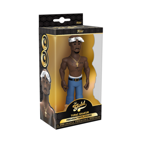 Funko Pop! Doré Tupac Shakur Rappeur Hip Hop Musique Luxe Vinyle Figurine 56720 - Afbeelding 1 van 3