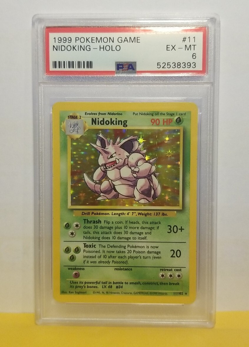 ポケモンカードゲーム 1999 Nidoking-Holo 1ed PSA5 1999 Pokemon Game 11 Nidoking-Holo PSA 5 EX | eBay