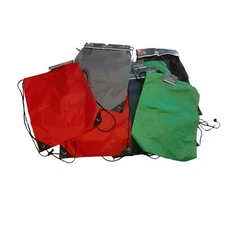 Travel Nylon Drawstring Backpack Bag String School Camp Sports Bags Gift 13x17"