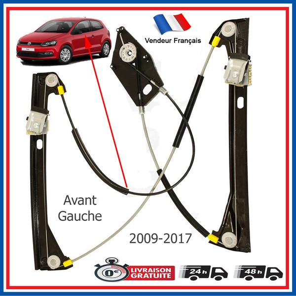 Fensterheber Vorne Links Fahrer FüR Polo 3P 6R3837461C 6R3837461D 6R3837461E-image