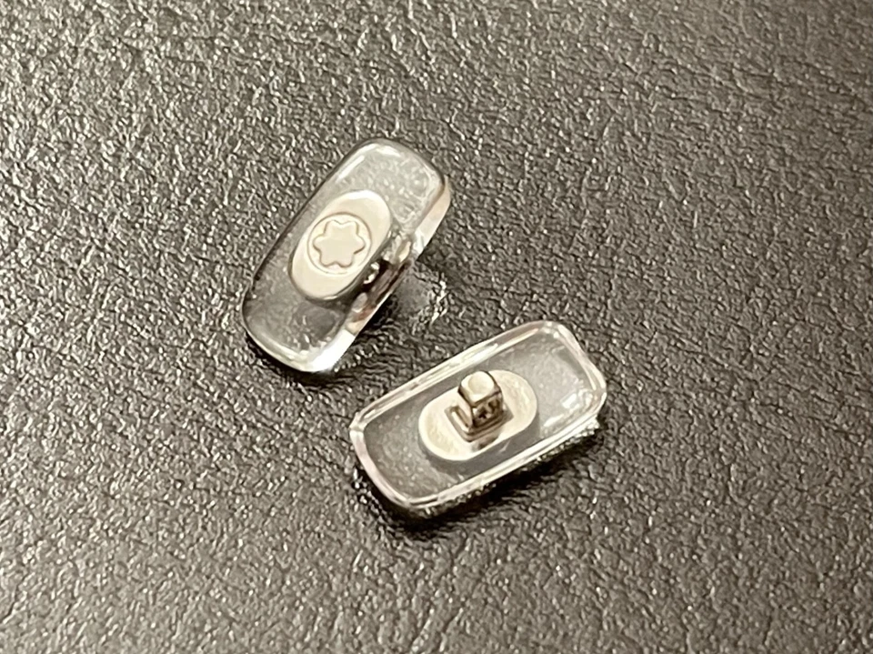 NUEVO Repuesto MontBlanc Almohadillas Nariz Atornillables para Anteojos Gafas de Sol Plateado Foto 3 de 4