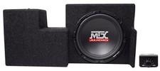 Active 10" Mtx Subwoofer+sealed Sub Box Enclosure For 09-15 Ford F-150 Super Cab