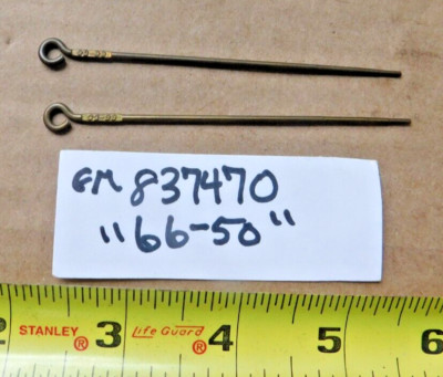 2 NEW CARBURETOR METERING RODS 1934-35 CHEVY DA E Q CAR TRUCK 1 STEP LEAN 1935