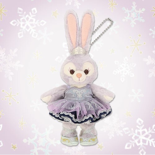 Tokyo Disney Duffy Dancing Snowflakes plush badge keychain mascot stella lou - Picture 1 of 2