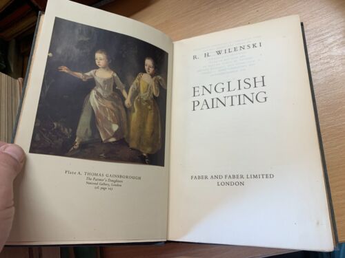 1946 "ENGLISH PAINTING" R H WILENSKI ILLUSTRATED LARGE HARDBACK BOOK (P5) - Picture 4 of 21