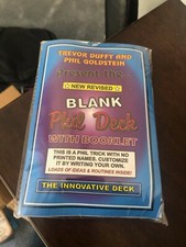 Blank Phil Deck With Booklet Card by Trevor Duffy Goldstein Mentalism Trick