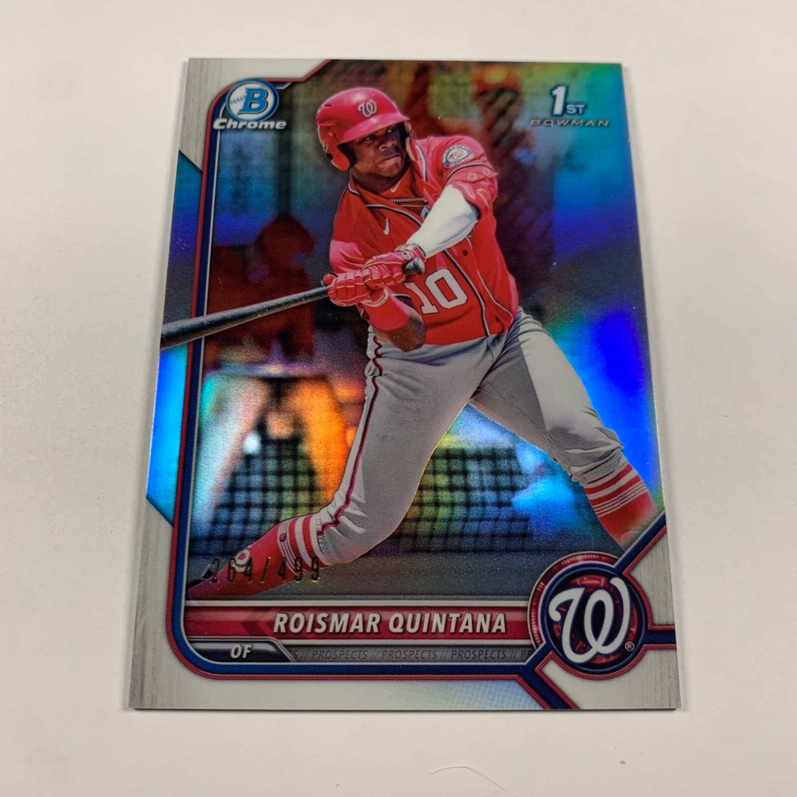 2022 Bowman Chrome Roismar Quintana /499 Refractor #BCP-83