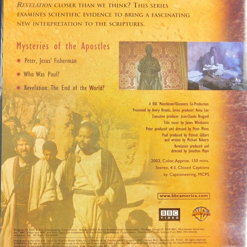 Ancient Evidence DVD Lot-2, The Apostles, The Old Testament, BBC, ea 150 mins. - Picture 10 of 13