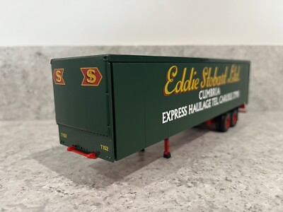 Corgi - Twin Axle Box Trailer - Eddie Stobart - CC13101 - Maßstab 1:50 - Neu/Neuwertig