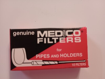 Medico Pipe Filters Vintage Unused Box Of 10