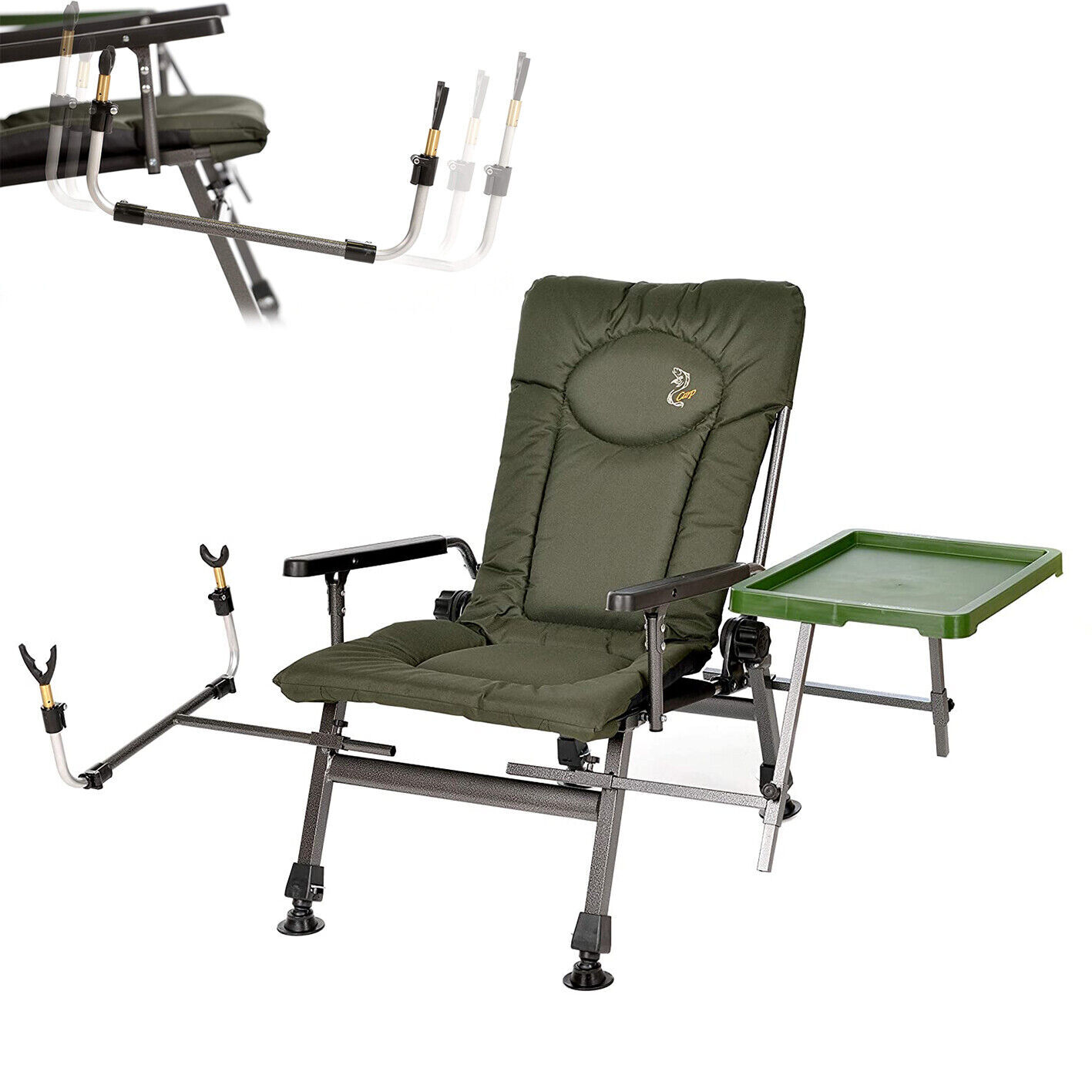FISHING CHAIR _ Armchair Folding Steel Accessories - SET _ F5R ST/P CARP