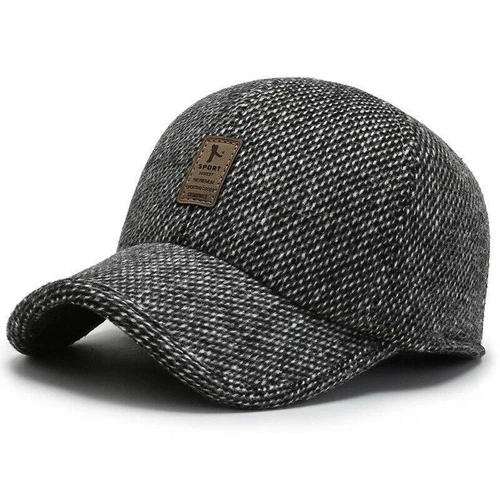 Herren Winter Baseball Cap mit Ohrenschutz Warme Schirmmütze Earflap Kappe Huts - Bild 6 von 8
