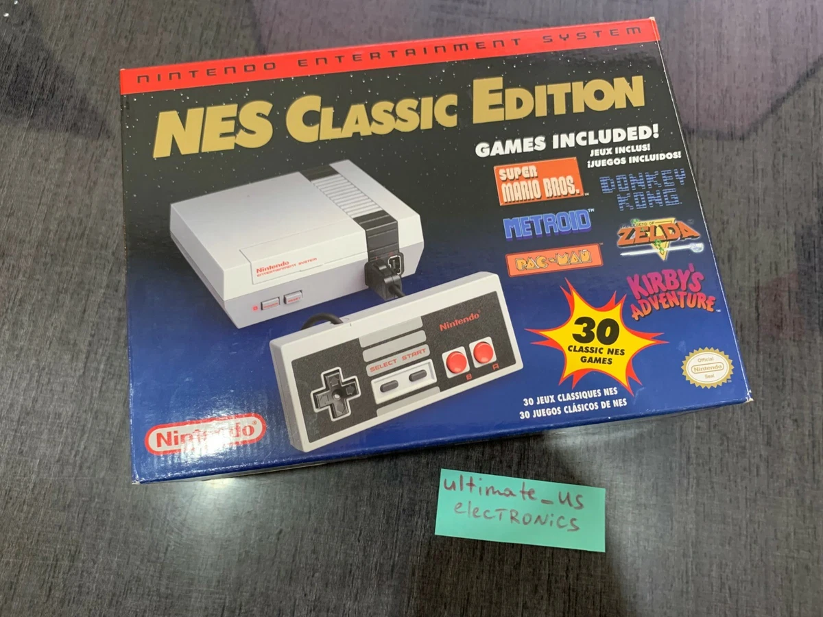 Genuine Nintendo NES Classic 2016 First Edition Mini Game Console
