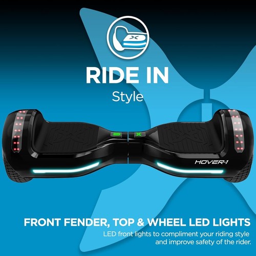 Hover-1 Origin Self Balancing Scooter 6 mi Range 7 mph Max Speed Black - Picture 2 of 5