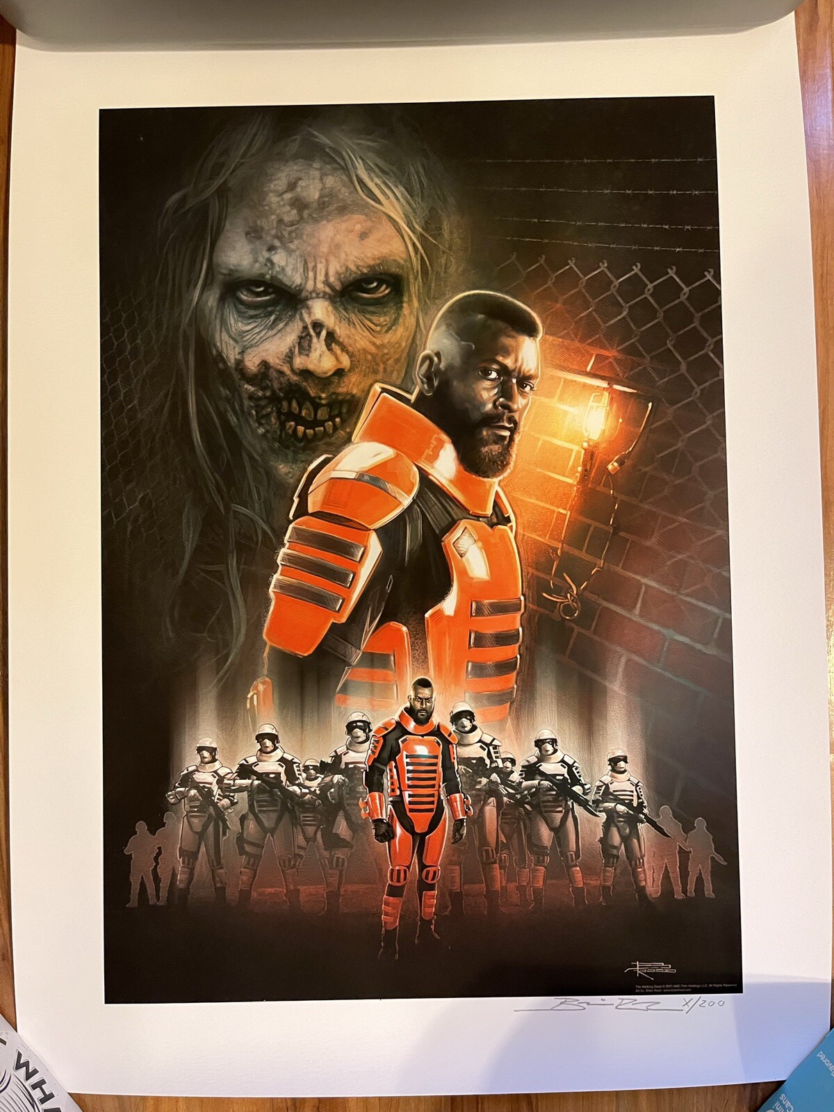 AMC The Walking Dead Artwork Poster Mercer Commonwealth LE 200 Brian ...