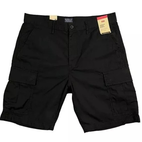 Levis Carrier Cargo Shorts Men’s Black Sizes 32 34 38 Hiking Outdoors Work Chino