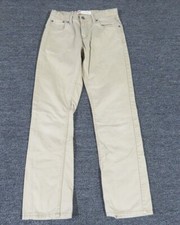 Levis Pants Boys 16 Beige Straight Leg 511 Slim Stretch Adjustable Waist
