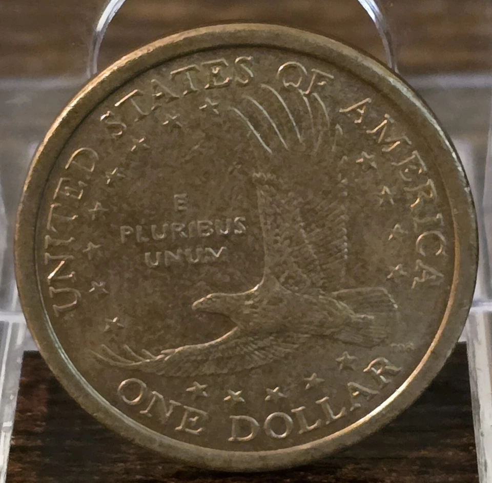 2000 P SAC$1 Sacagawea One Dollar Coin Us Liberty Gold Color Philadelphia - Image 4 of 4