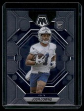 2023 Panini Mosaic #339 Josh Downs Silver RC - B155
