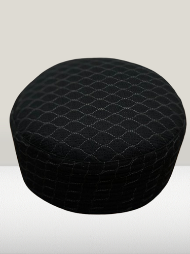 KHALID KUFI/Muslim Prayer Hat/ Islamic cap / Namaz Kufi Double Stitched - Picture 4 of 7