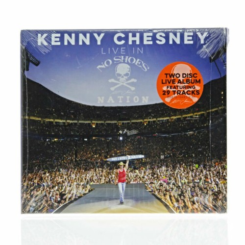 KENNY CHESNEY - Double CD (2017) Live in No Shoes Nation - NEW - Imagen 1 de 1