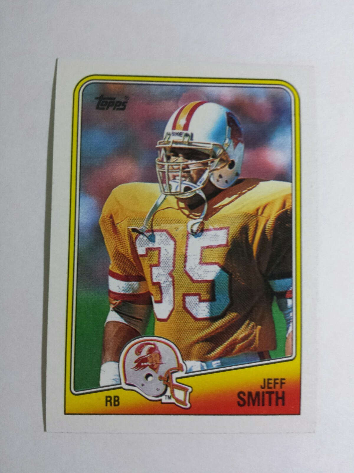 JEFF SMITH 1988 TOPPS FOOTBALL CARD # 354 C4782