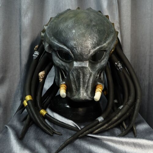 Tracker Predator Mask Wearable Monster Movie Full Latex Cosplay Con Halloween - Picture 2 of 7