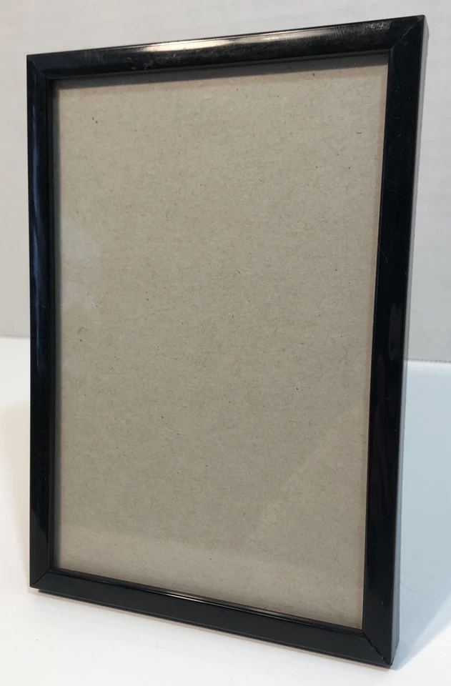 Marco de fotos de plástico negro 4x6 - Diseño moderno y elegante para decoración de hogar y oficina Foto 3 de 4