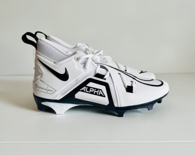 Nike Alpha Menace Pro 3 Black and White Football Cleats Mens 11 VGUC Iron Grey main image 4