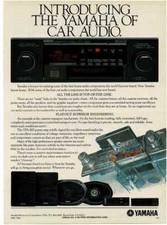 1984 YAMAHA YCT-800 Car Stereo Cassette Tuner Vintage Print Ad