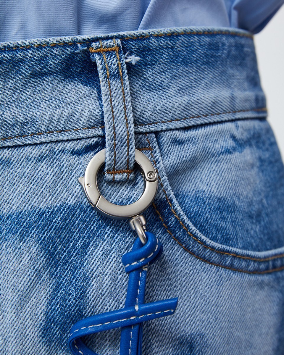 【ADERERROR】TRS grip keyring Blue Ader Error TRS grip keyring Blue (BLASSGS02BLF), Keyholder