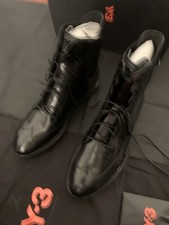 Y3 - Chaussures Hautes / Bottes Yohji Yamamoto Y3, En Cuir Veritable, Noir , New