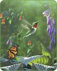 Hummingbird Hosta Queen Size 79"X96" Soft Medium Weight Bed Spread Throw Blanket