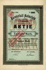 Kuranstalt Hainstein AG 1903 Eisenach Turyngia Sanatorium VCH Hotel Evangelis +