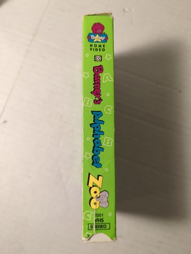 Barneys Alphabet Zoo (VHS 1994) Lyons Friends Sing Along WHITE TAPE RARE CULT - Picture 2 of 4