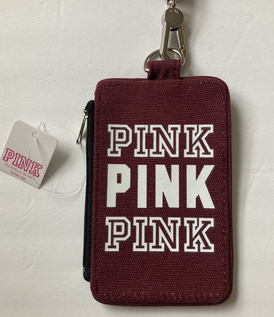 Longe Porte-badge Victoria's Secret Rose Néon - I.D. Support - Neuve Avec étiquettes