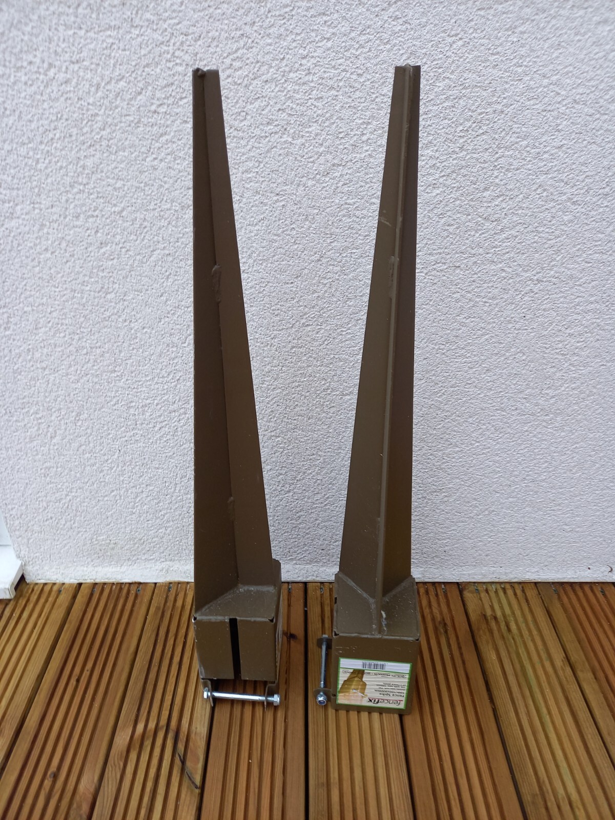 2 x Fence Post Spikes 100mm Garden Post Decking eBay