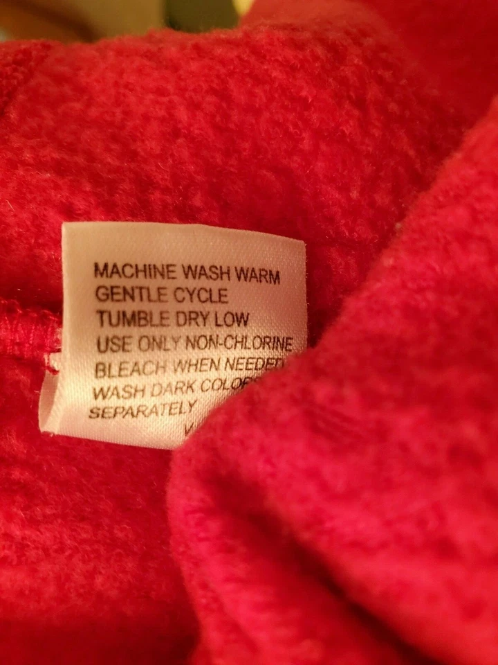 Miss Elaine Womens Nightgown Robe Size 2X Red Floral Fleece - Image 4 of 4