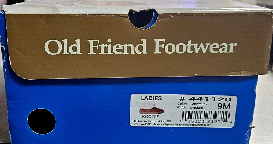 OLD FRIEND 441120 Women's Bootie Slipper Size L9m-medium Chestnut - Image 3 of 4