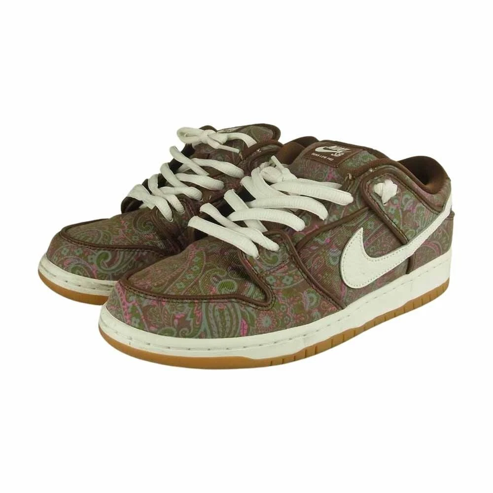 Nike SB Dunk Low PRM Brown Paisley DH7534-200 Mens Sneaker 27cm #9