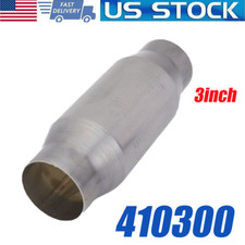 3 Universal Thunderbolt Catalytic Converter High Flow Stainless Steel 3 Universal Thunderbolt Catalytic Converter High Flow Stainless Steel