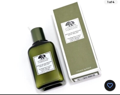 Origins Mega-Mushroom Skin Relief Soothing Face Lotion 1.7oz. (New in Box)